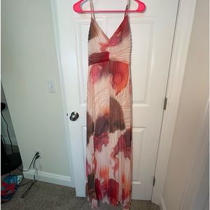 Blush Floral Maxi Dress